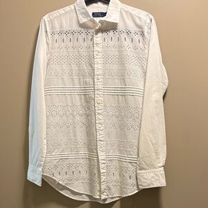 Polo by Ralph Lauren Women’s White Eyelet Shirt